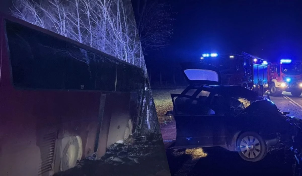 Автобус із 26 українцями потрапив у ДТП біля Любліна: водій легковика загинув