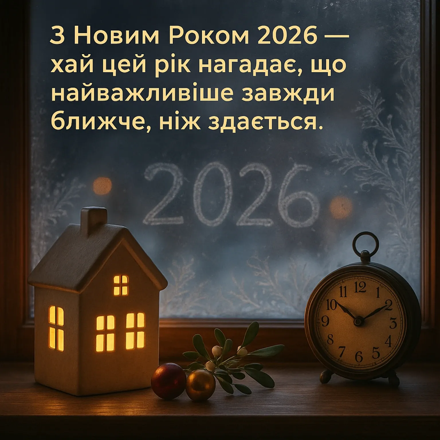 Привітання з новим роком 2026