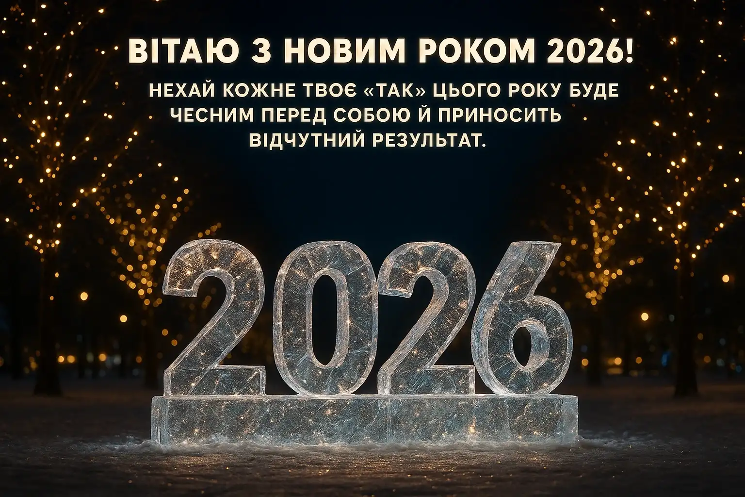 Привітання з новим роком 2026