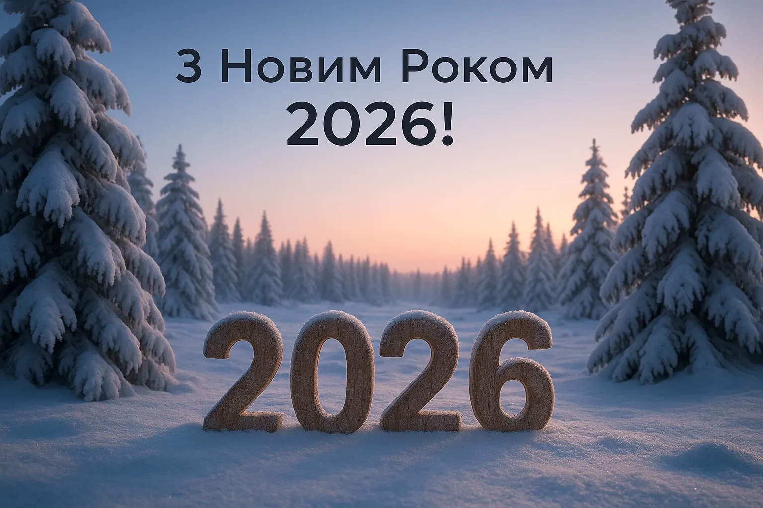 Привітання з новим роком 2026
