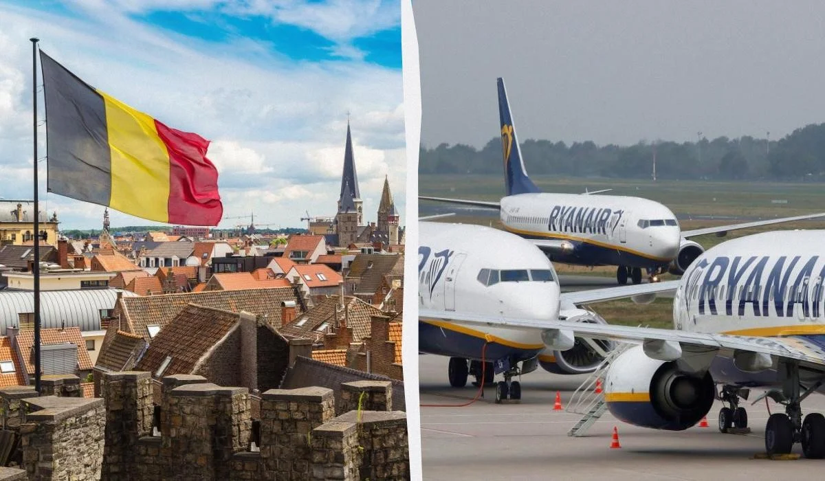 Ryanair урізає програму польотів у Бельгії: пасажиропотік впаде на мільйон місць