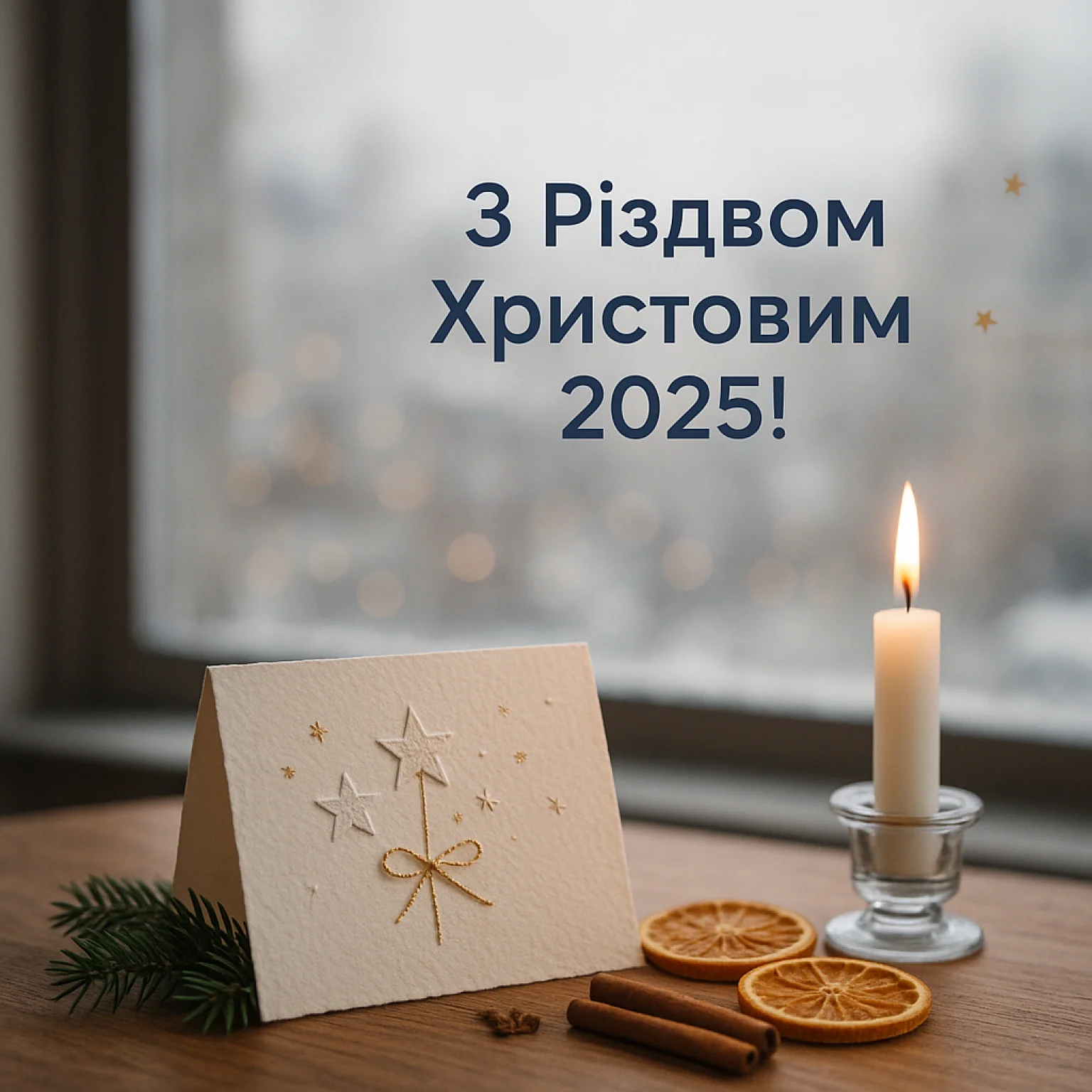 Привітання з Різдвом 2025