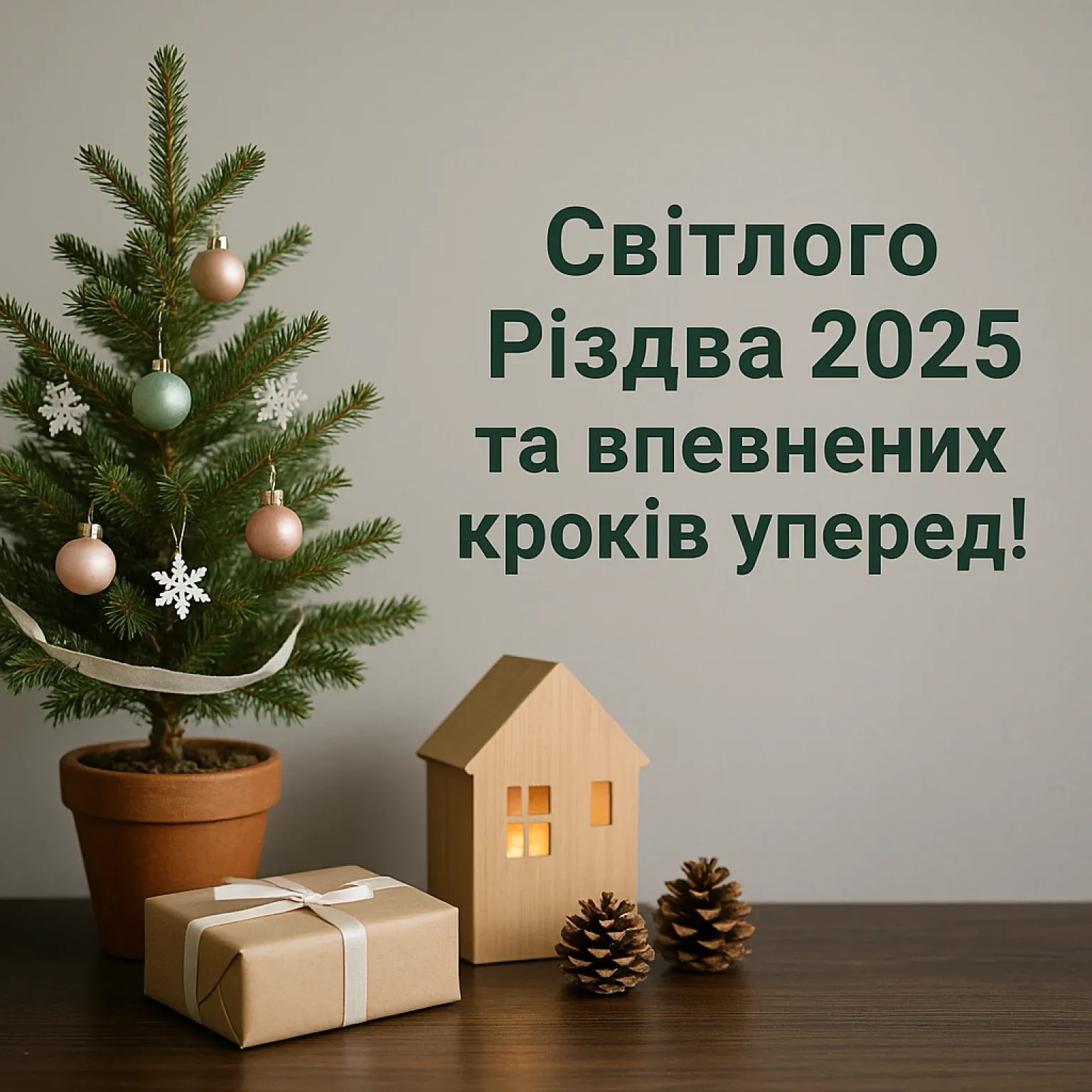 Привітання з Різдвом 2025