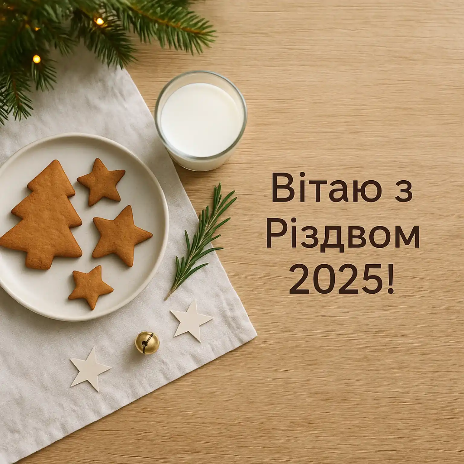 Привітання з Різдвом 2025