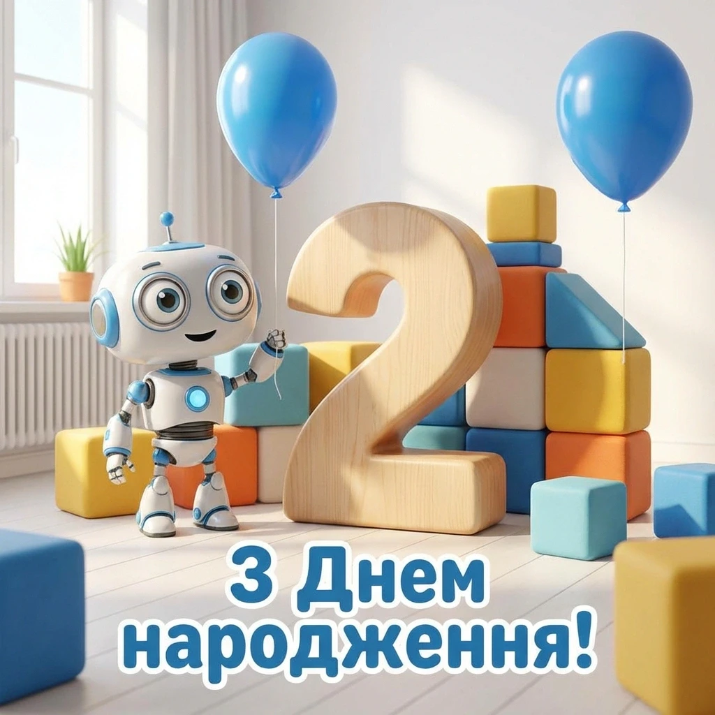 з днем народження 2 роки хлопчику