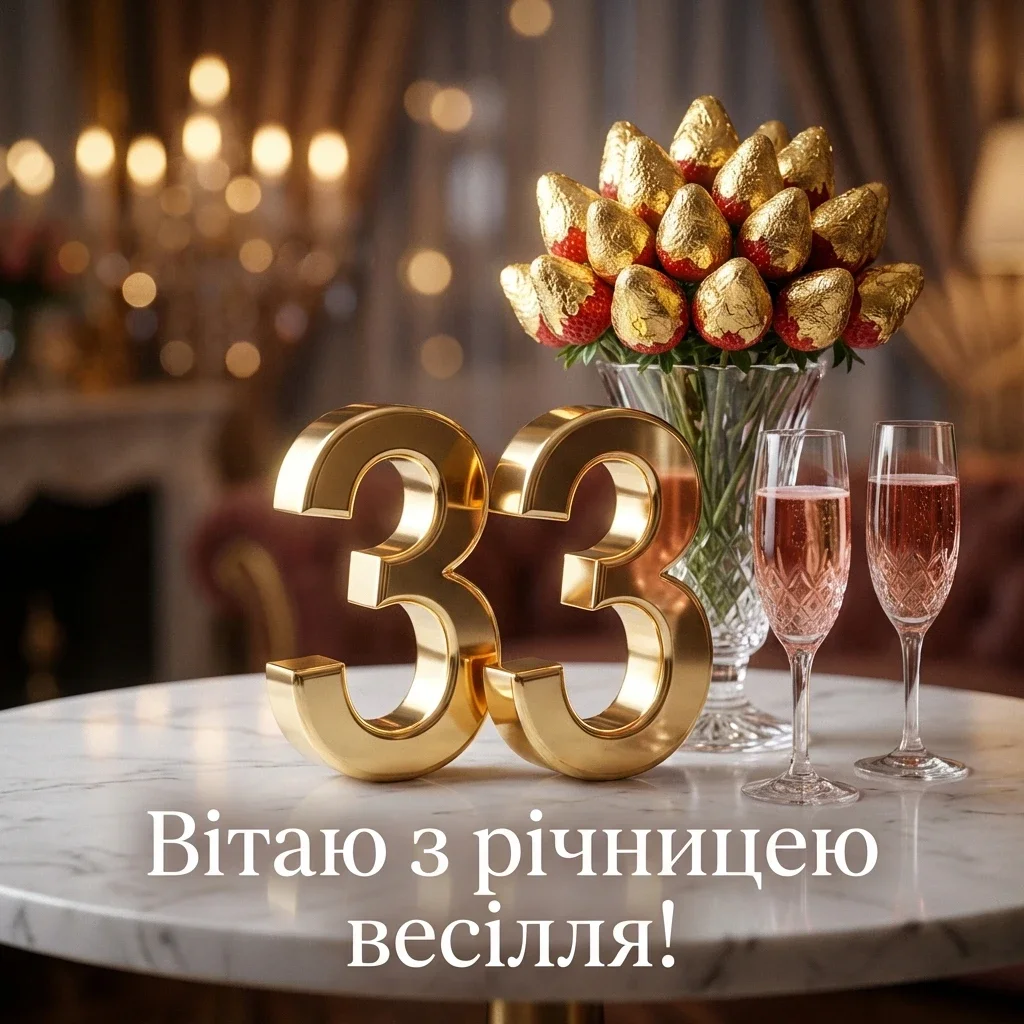 33 роки весілля