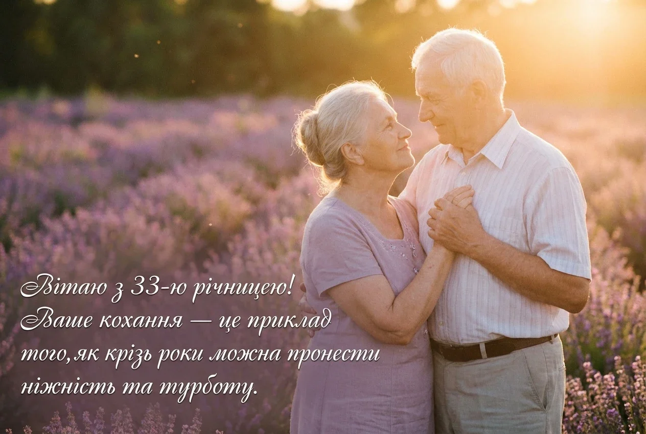 33 роки весілля