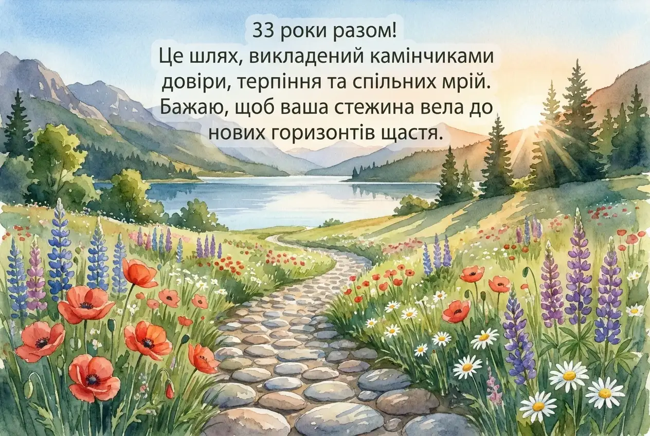 33 роки весілля