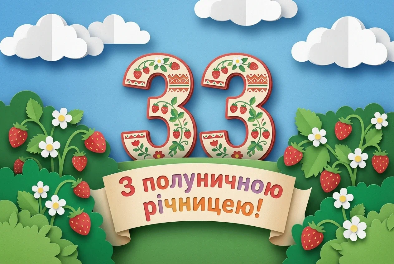 33 роки весілля