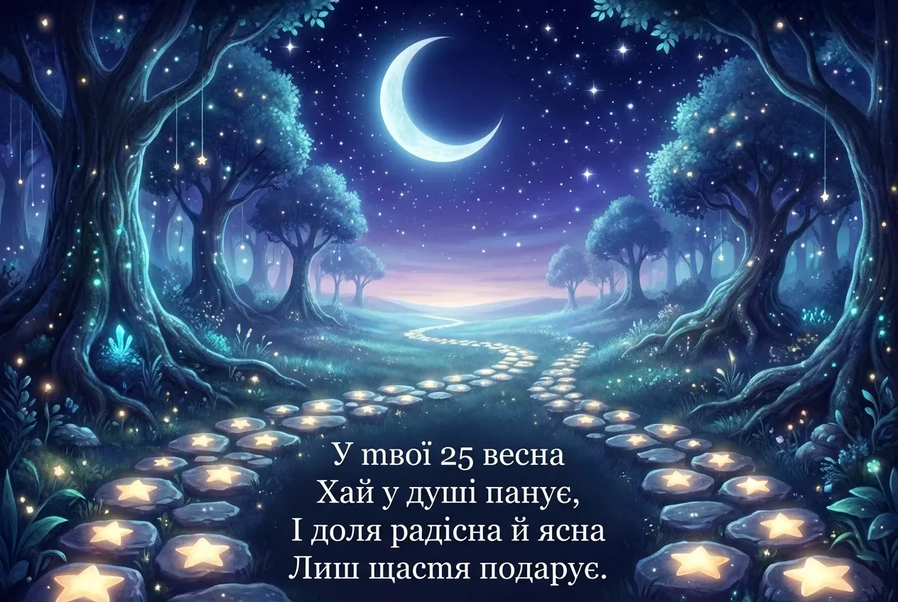 з днем народження 25 років