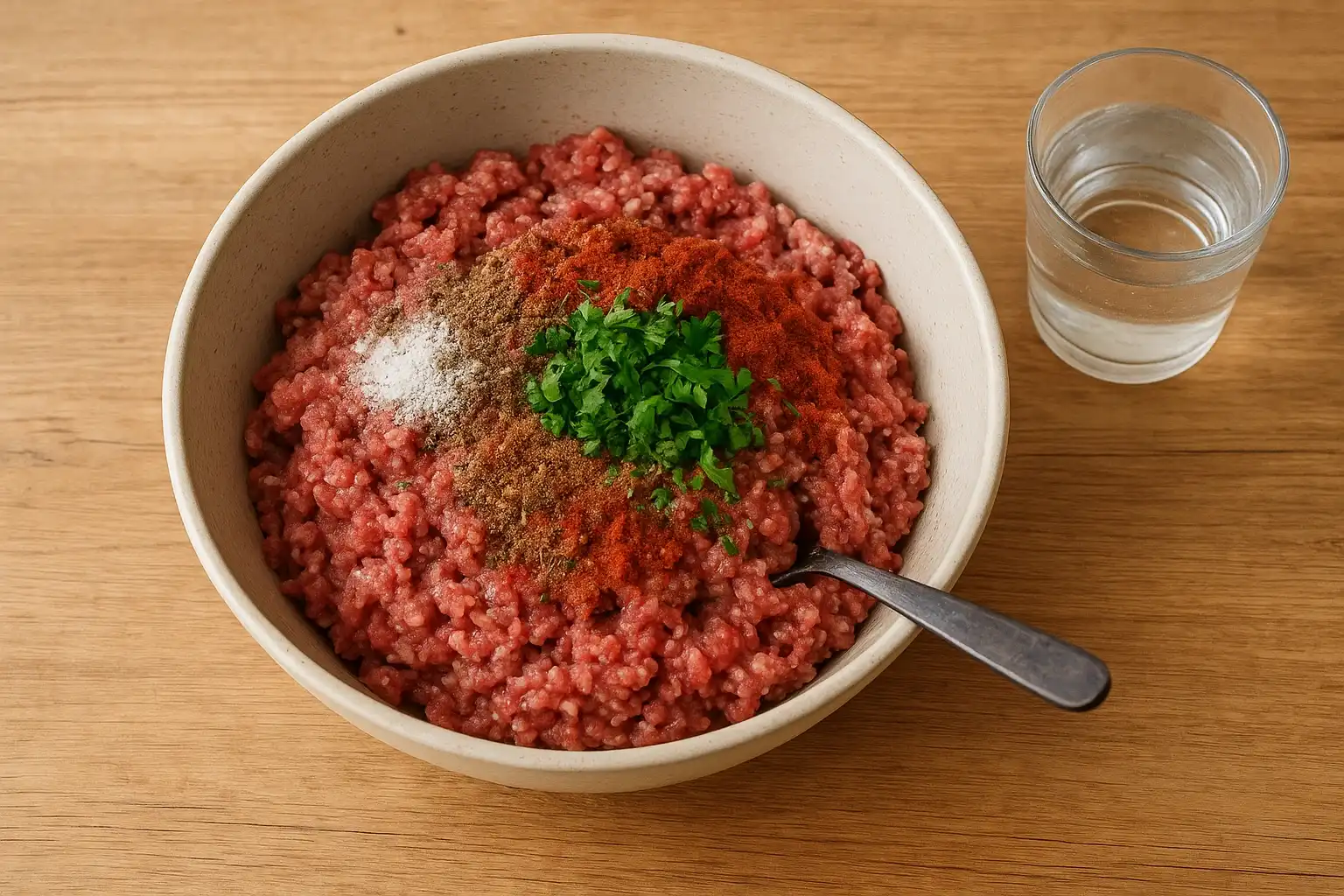 люля кебаб в духовке с картошкой