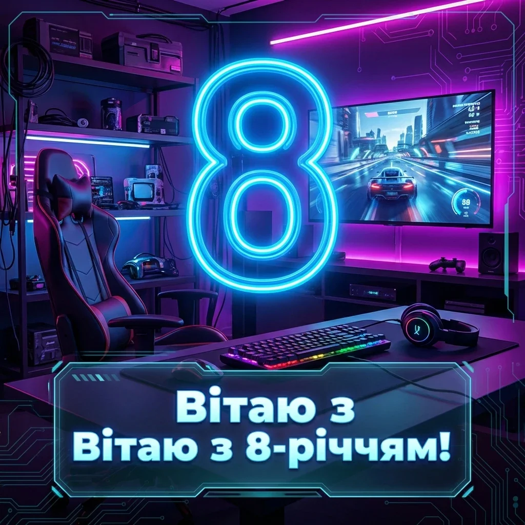 з днем народження хлопчика 8 років