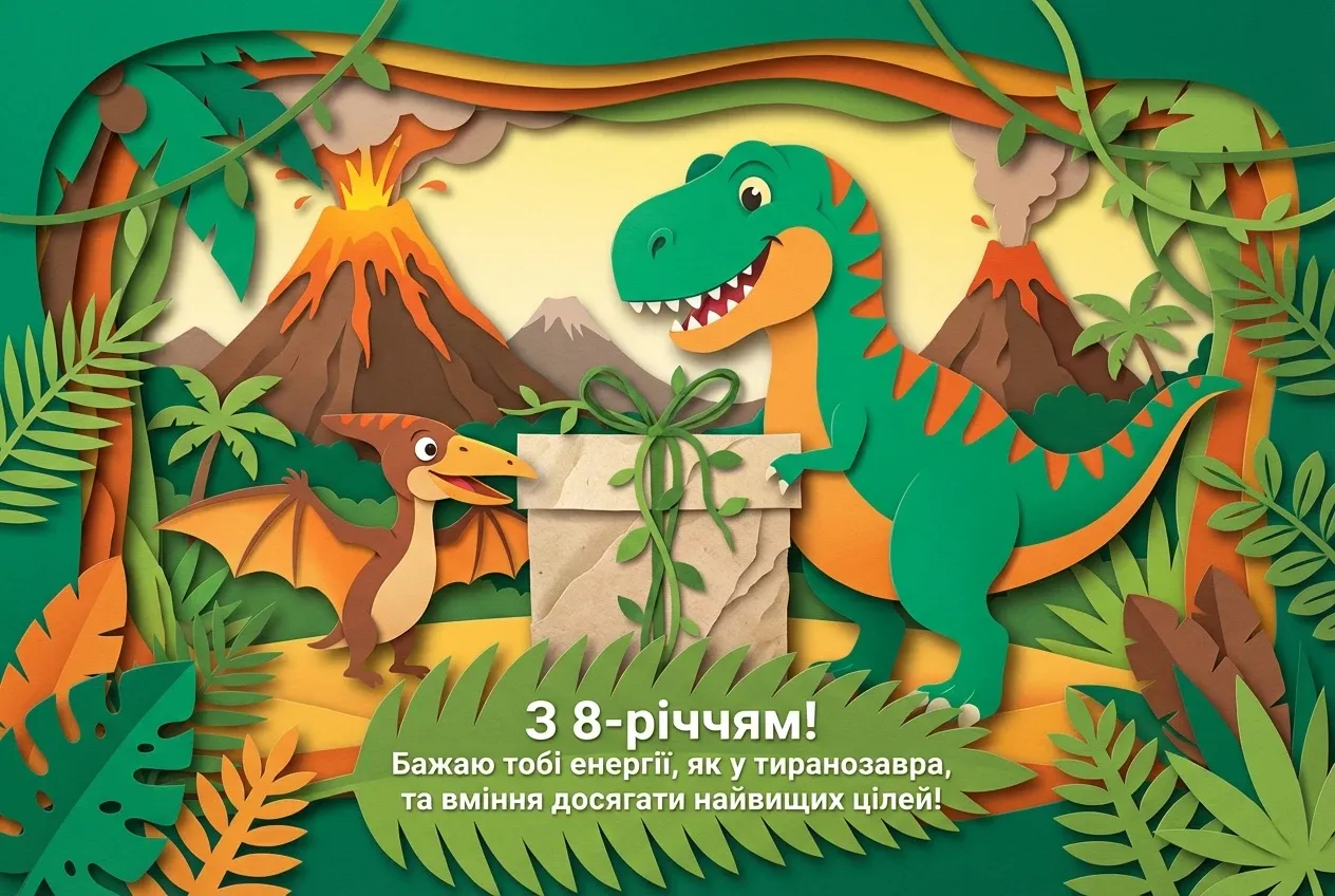 з днем народження хлопчика 8 років