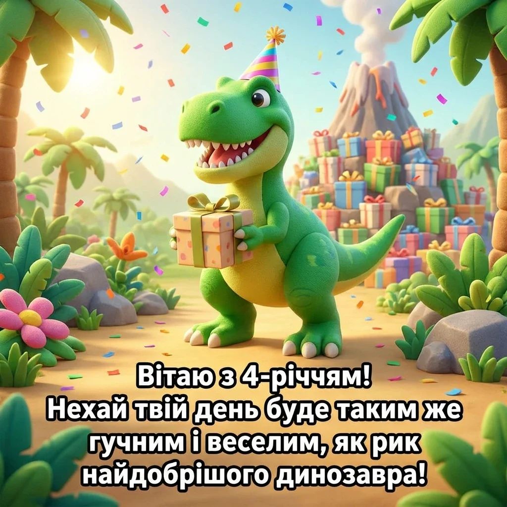 з днем народження 4 роки хлопчику