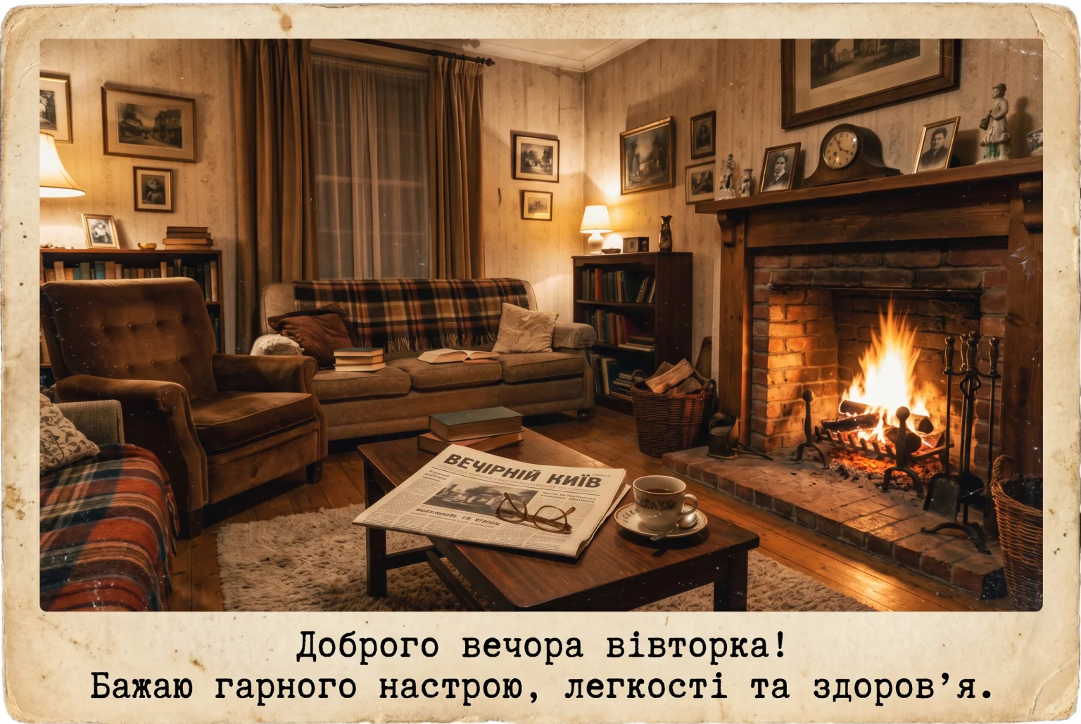 Доброго вечора вівторка: найтепліші побажання та затишні картинки для гарного настрою