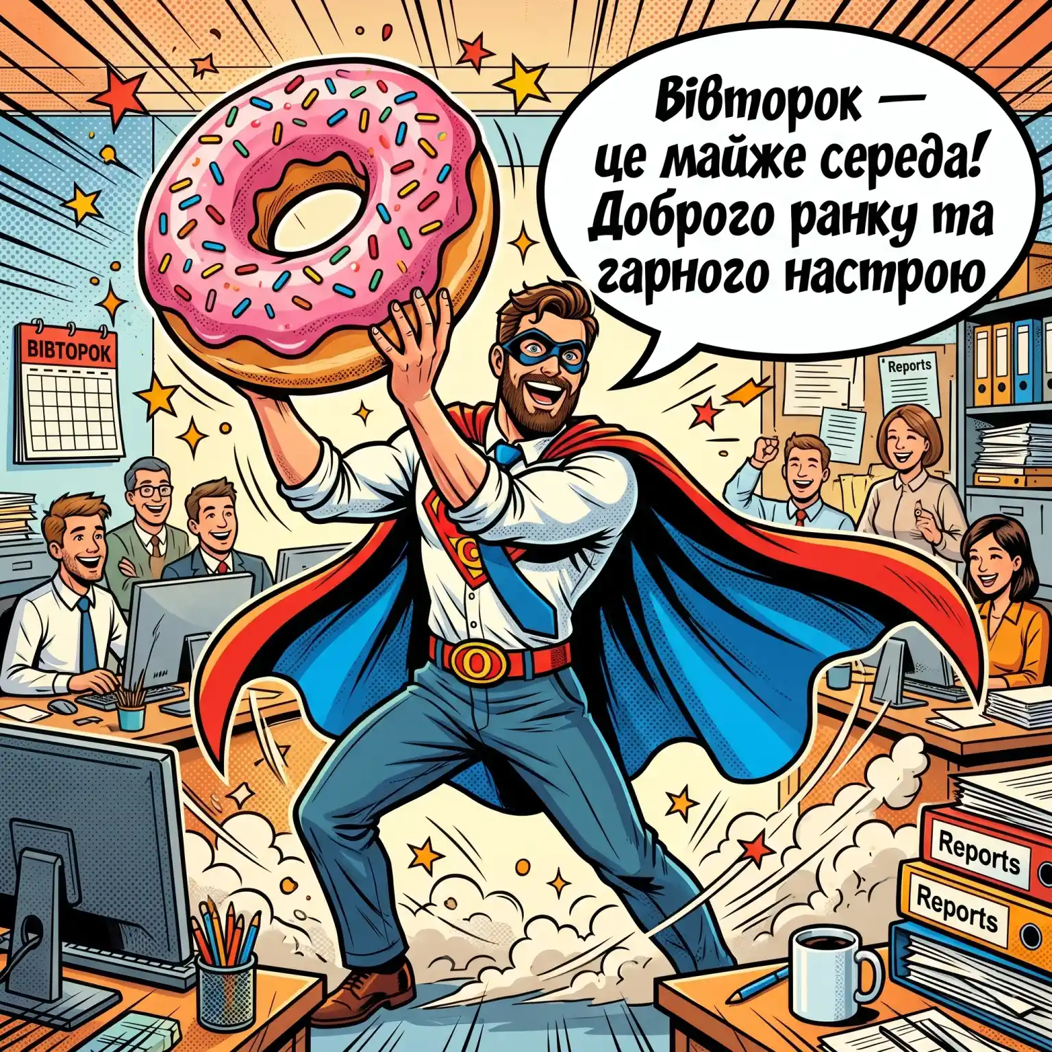 Листівки доброго ранку вівторка: душевна добірка для гарного настрою та бадьорості