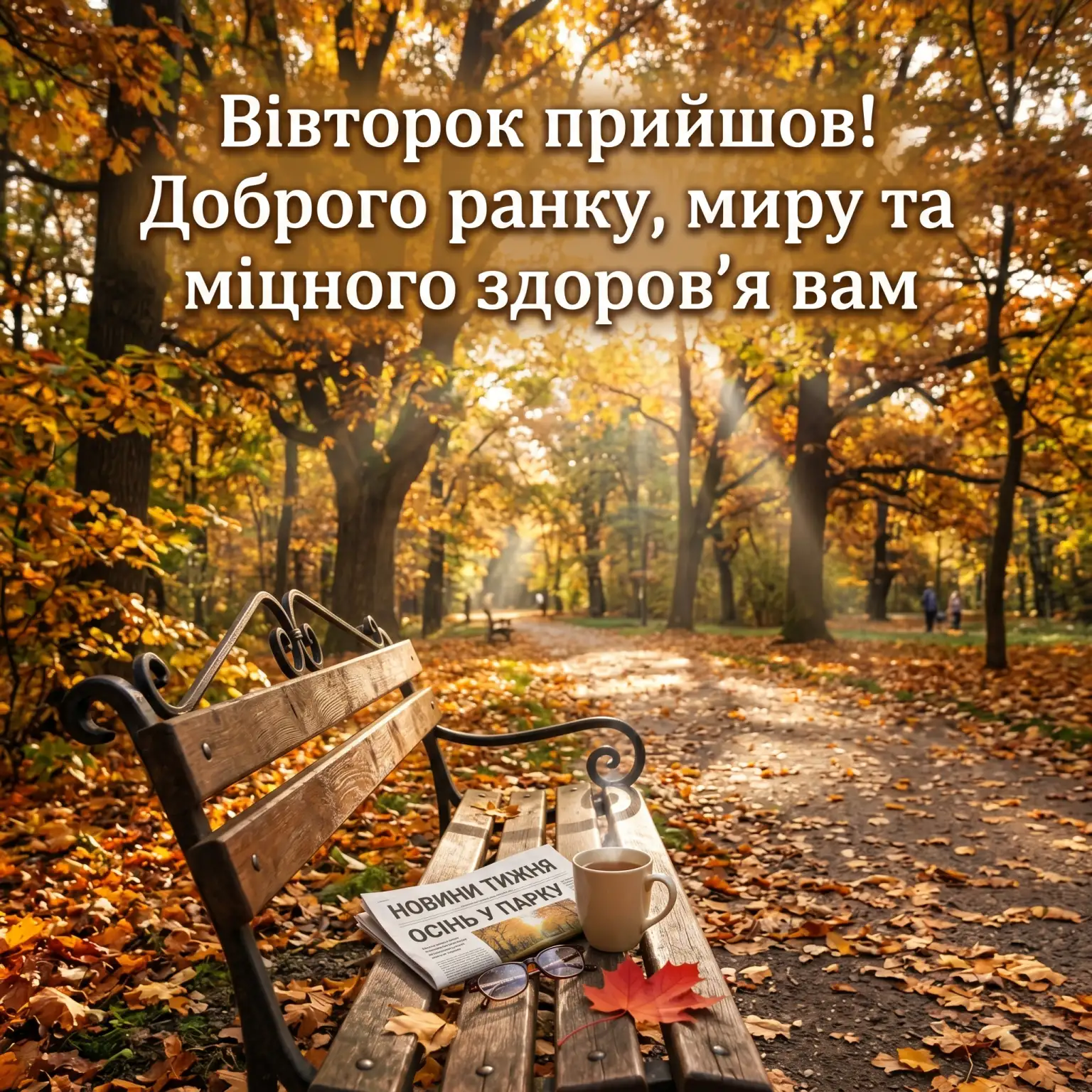 Листівки доброго ранку вівторка: душевна добірка для гарного настрою та бадьорості