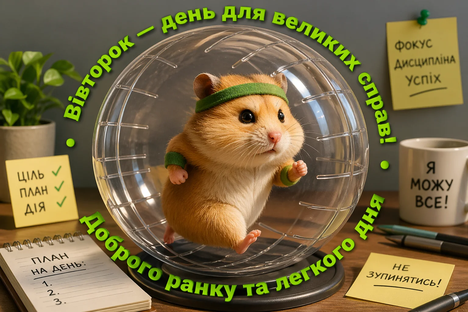 Листівки доброго ранку вівторка: душевна добірка для гарного настрою та бадьорості