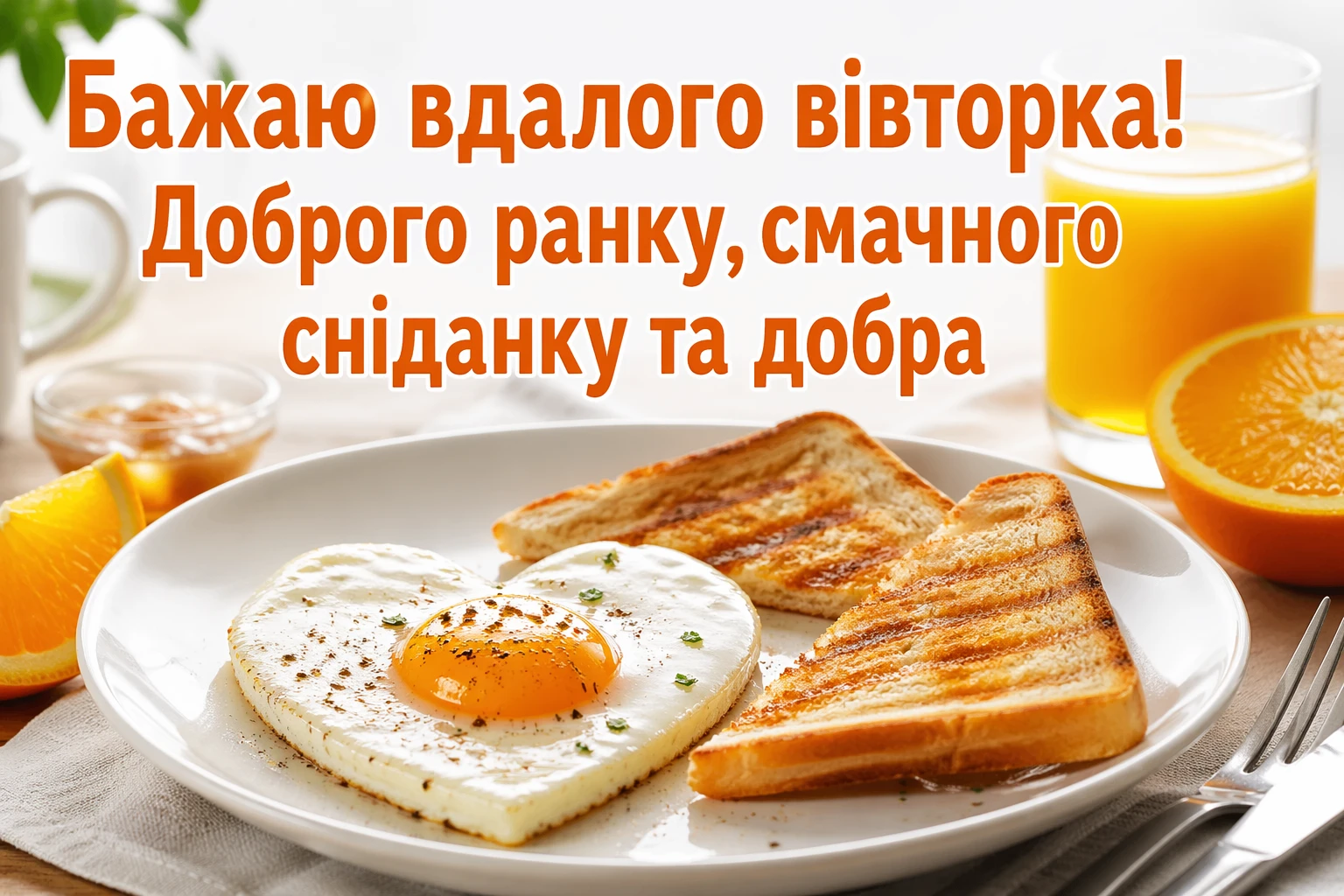 Листівки доброго ранку вівторка: душевна добірка для гарного настрою та бадьорості