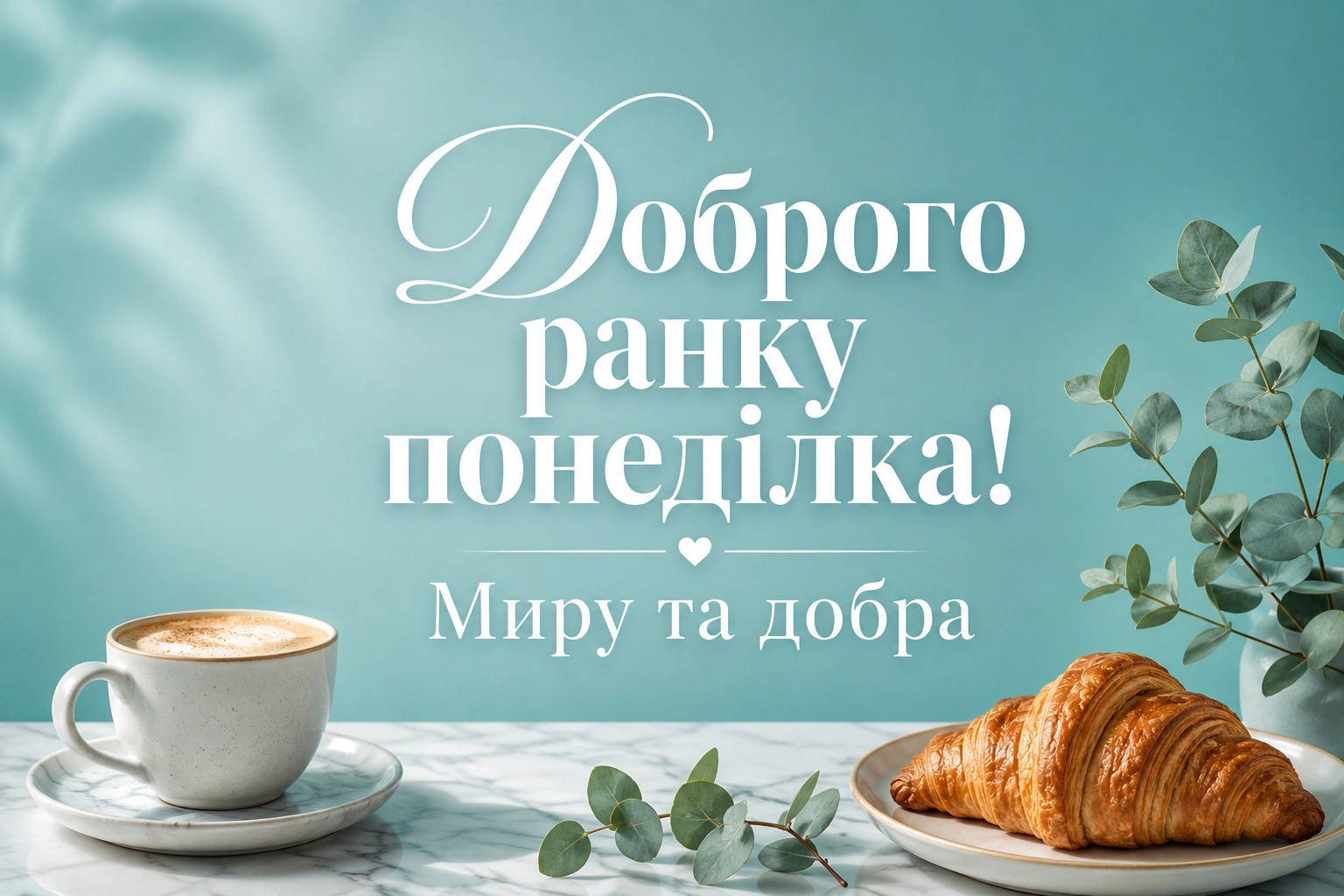 Доброго ранку понеділка: найкращі картинки українською для вдалого початку тижня