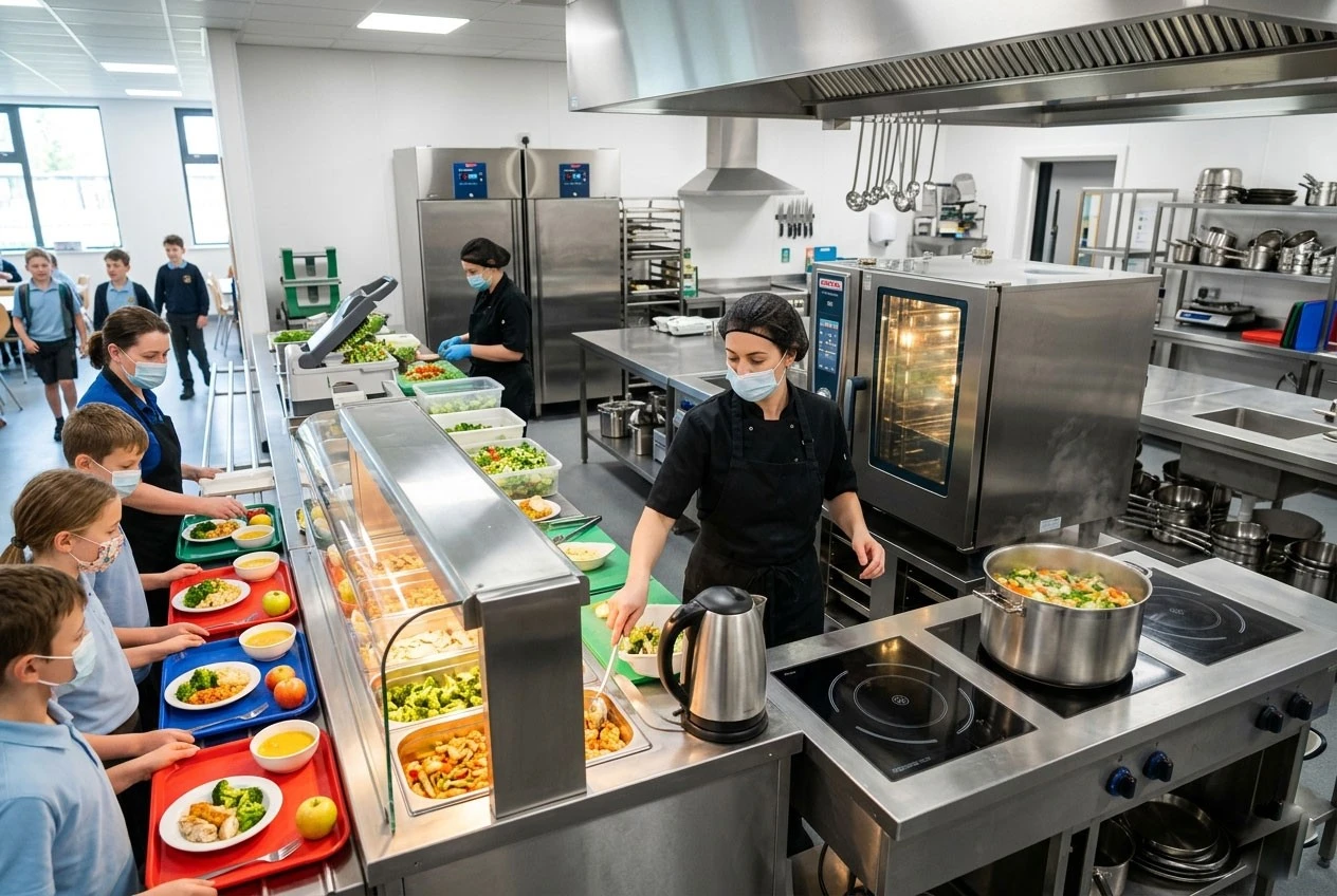 Про сучасне обладнання для кухні їдальні в школі