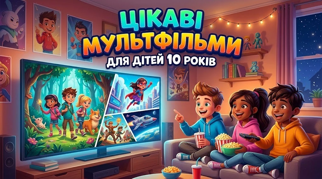 Цікаві мультфільми для дітей 10 років: від класики до новинок