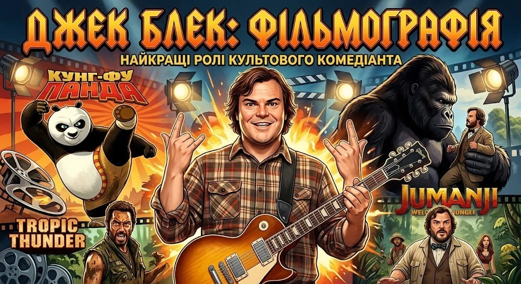 Фільми Джека Блека: від комедій до пригод