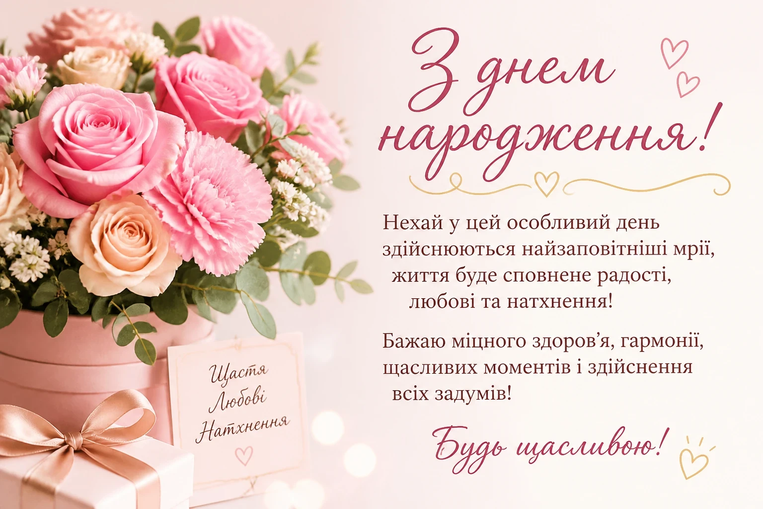 Привітання з днем народження