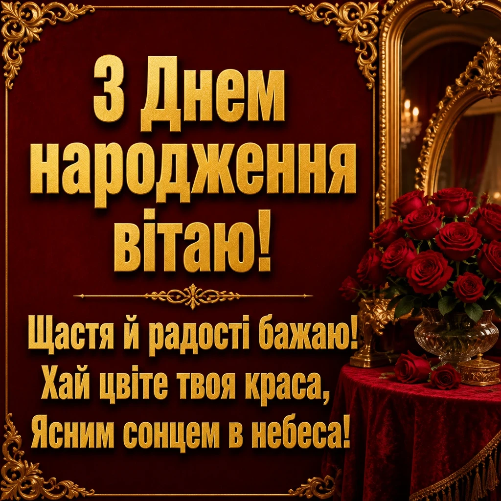 вишукані листівки з днем народження жінці