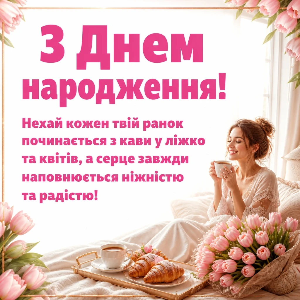 вишукані листівки з днем народження жінці