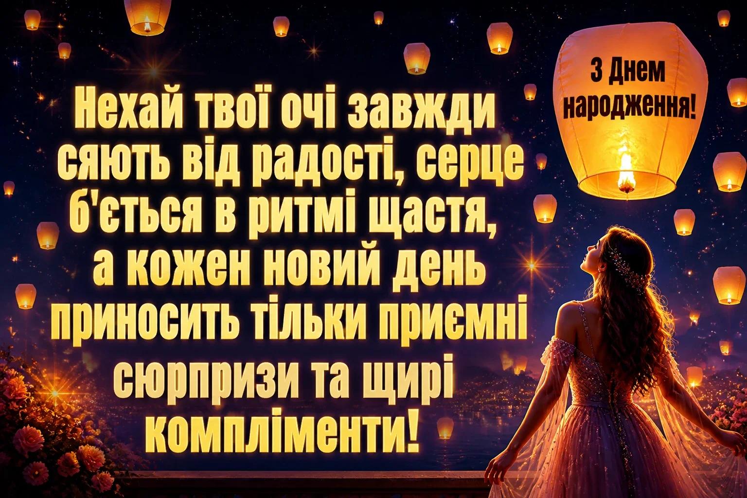 вишукані листівки з днем народження жінці