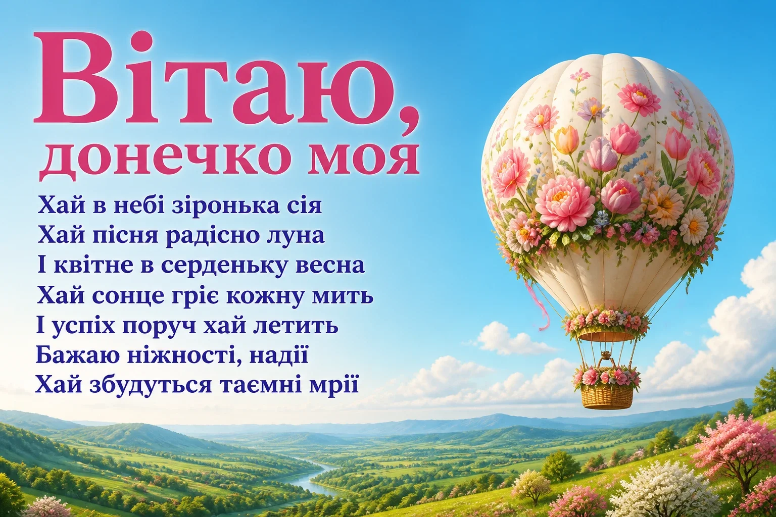 люба донечка з днем народження донечко люба донечка з днем народження донечко