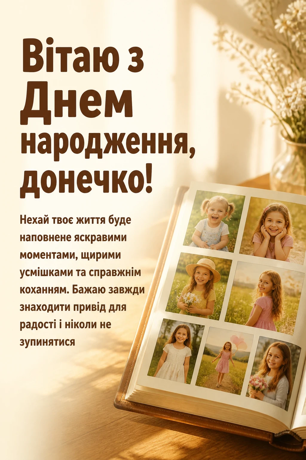 люба донечка з днем народження донечко люба донечка з днем народження донечко