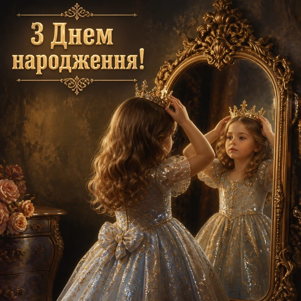 вітання з днем народження дівчинці