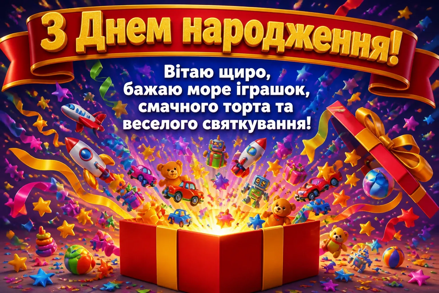вітання з днем народження дівчинці