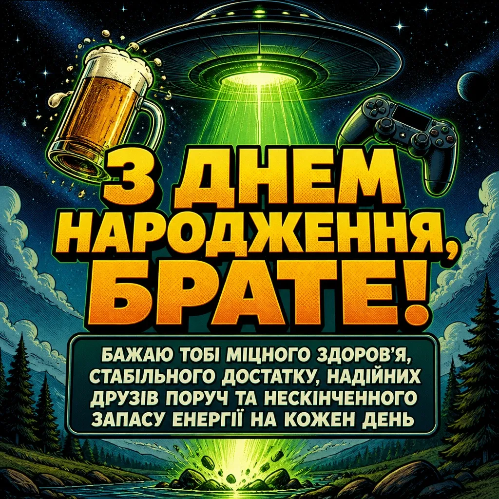 привітання брата з днем народження