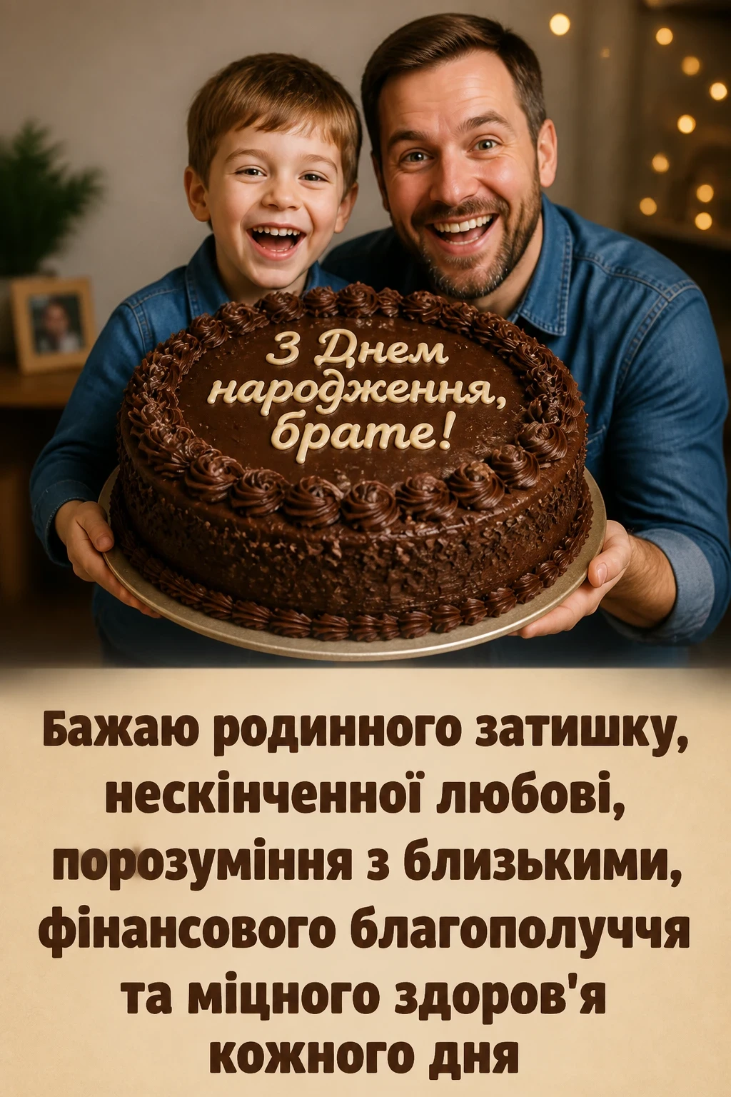 привітання брата з днем народження