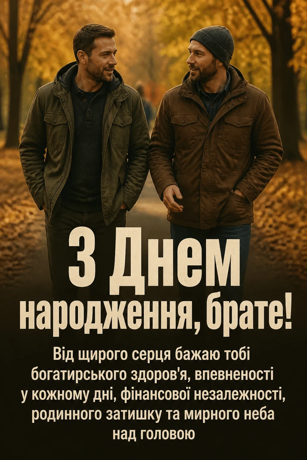привітання брата з днем народження