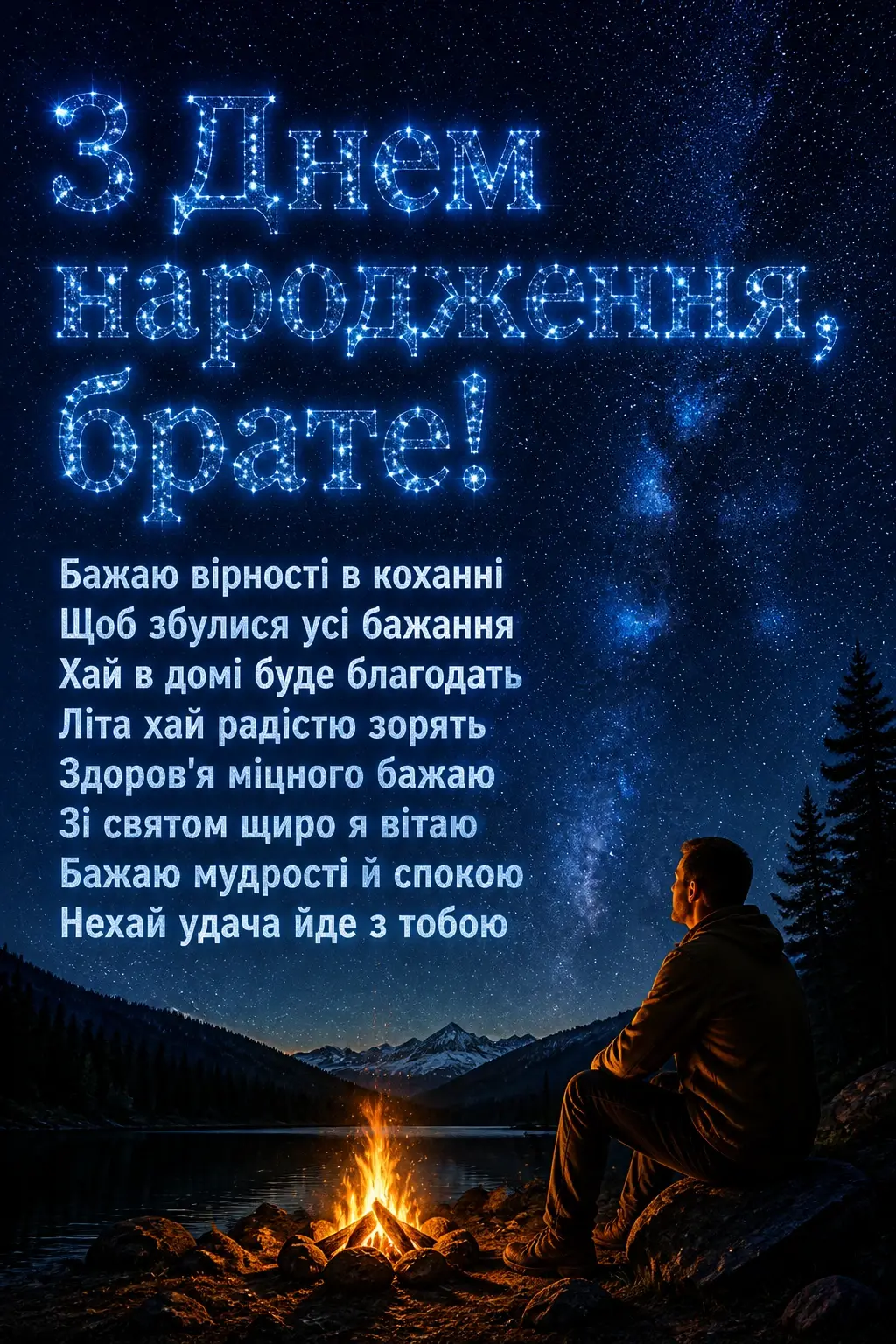 привітання брата з днем народження