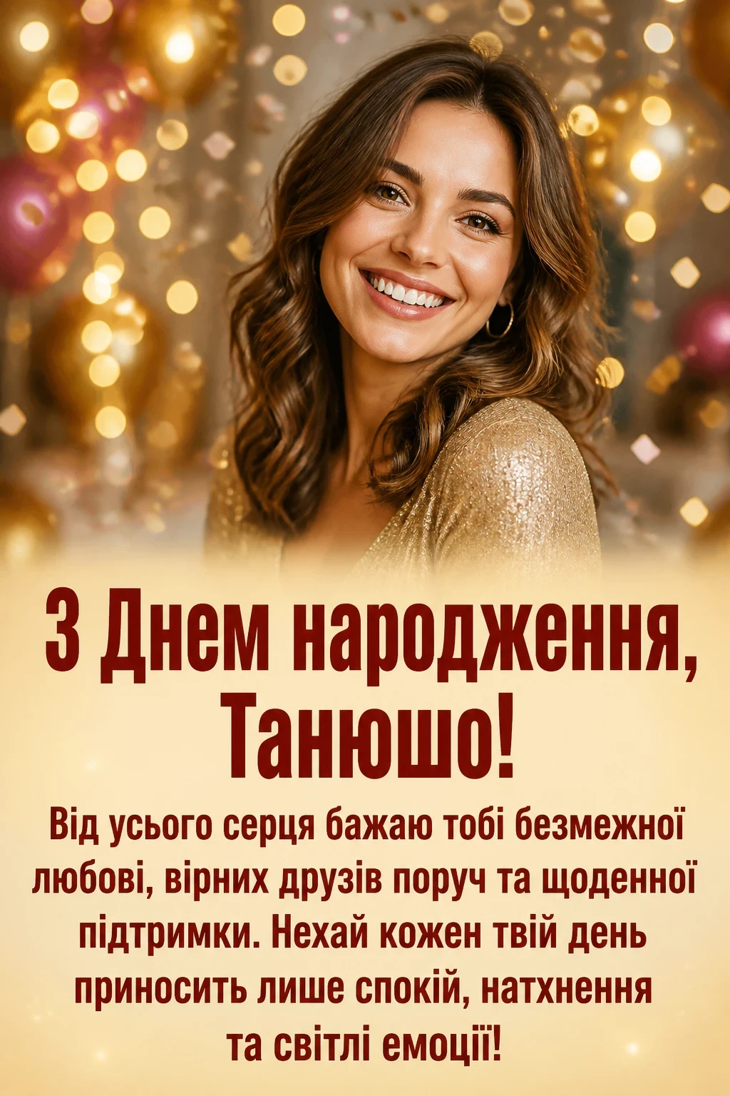з днем народження танюша