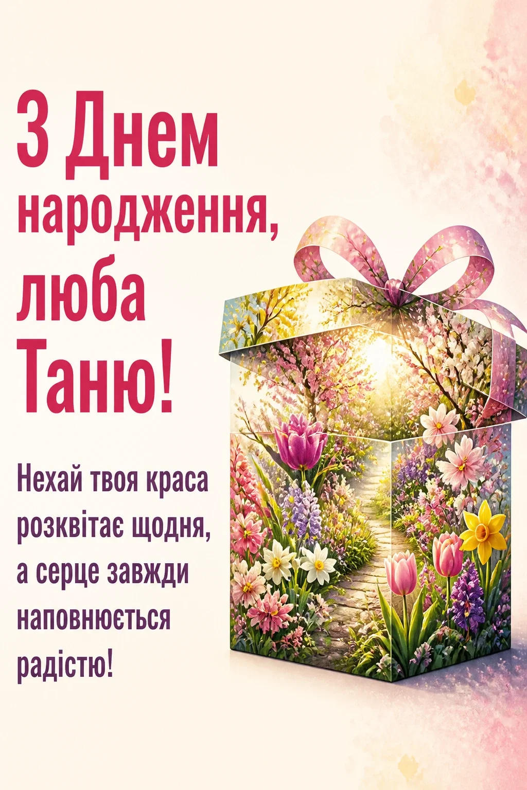 з днем народження танюша