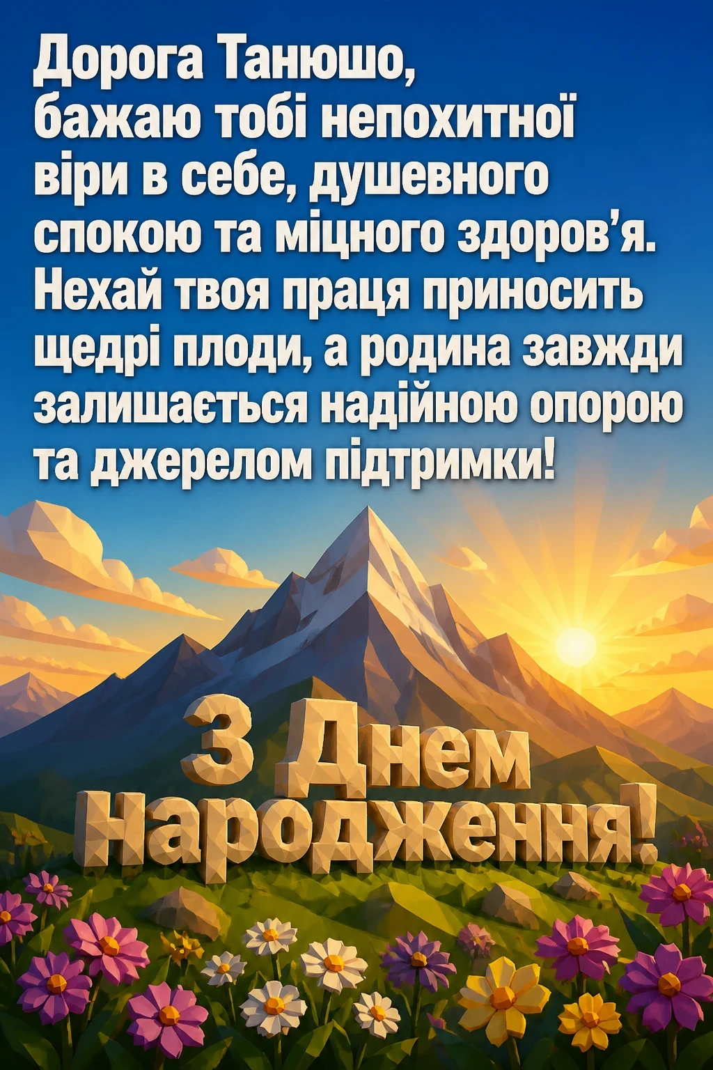 з днем народження танюша