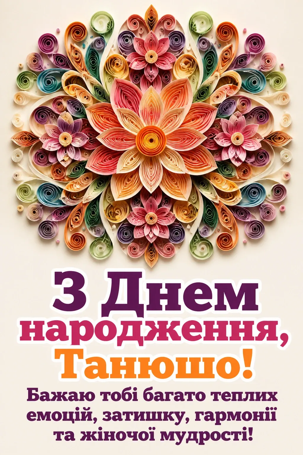 з днем народження танюша