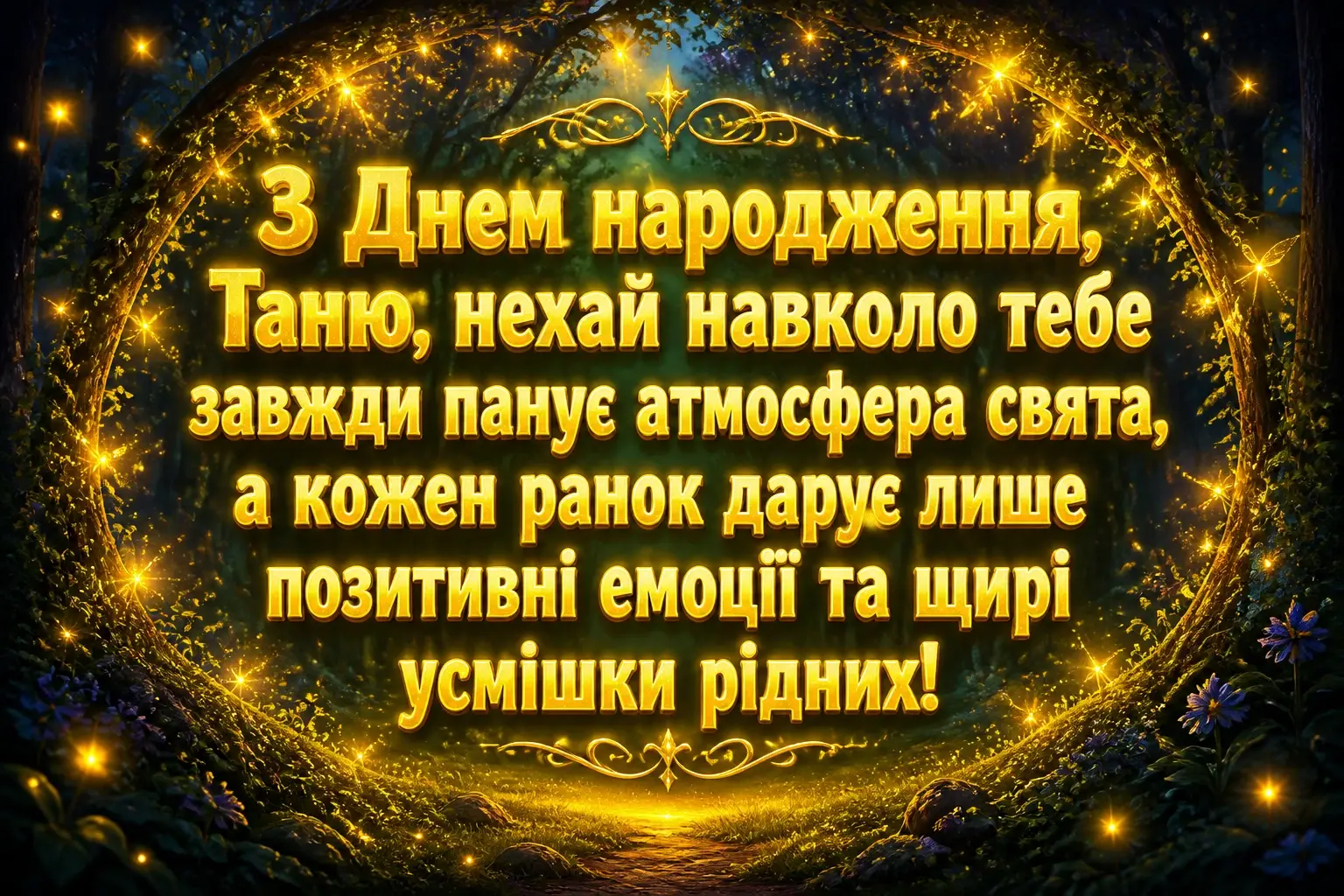 з днем народження таня