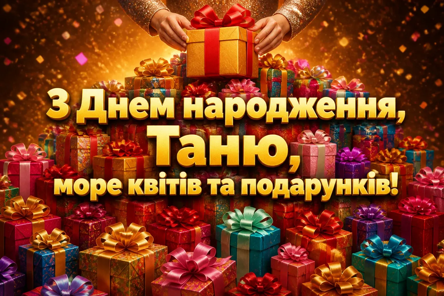 з днем народження таня