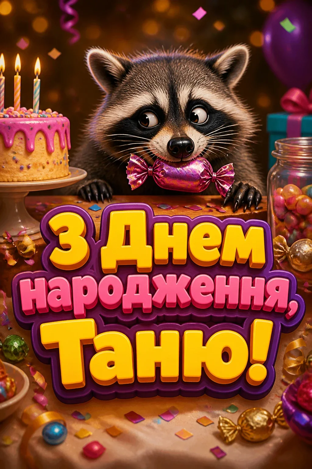 з днем народження таня
