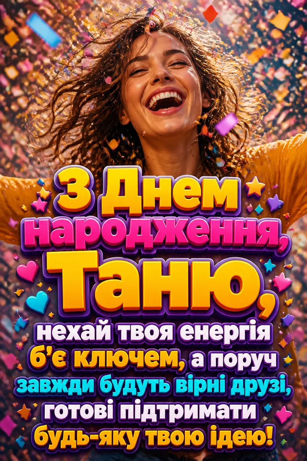 з днем народження таня
