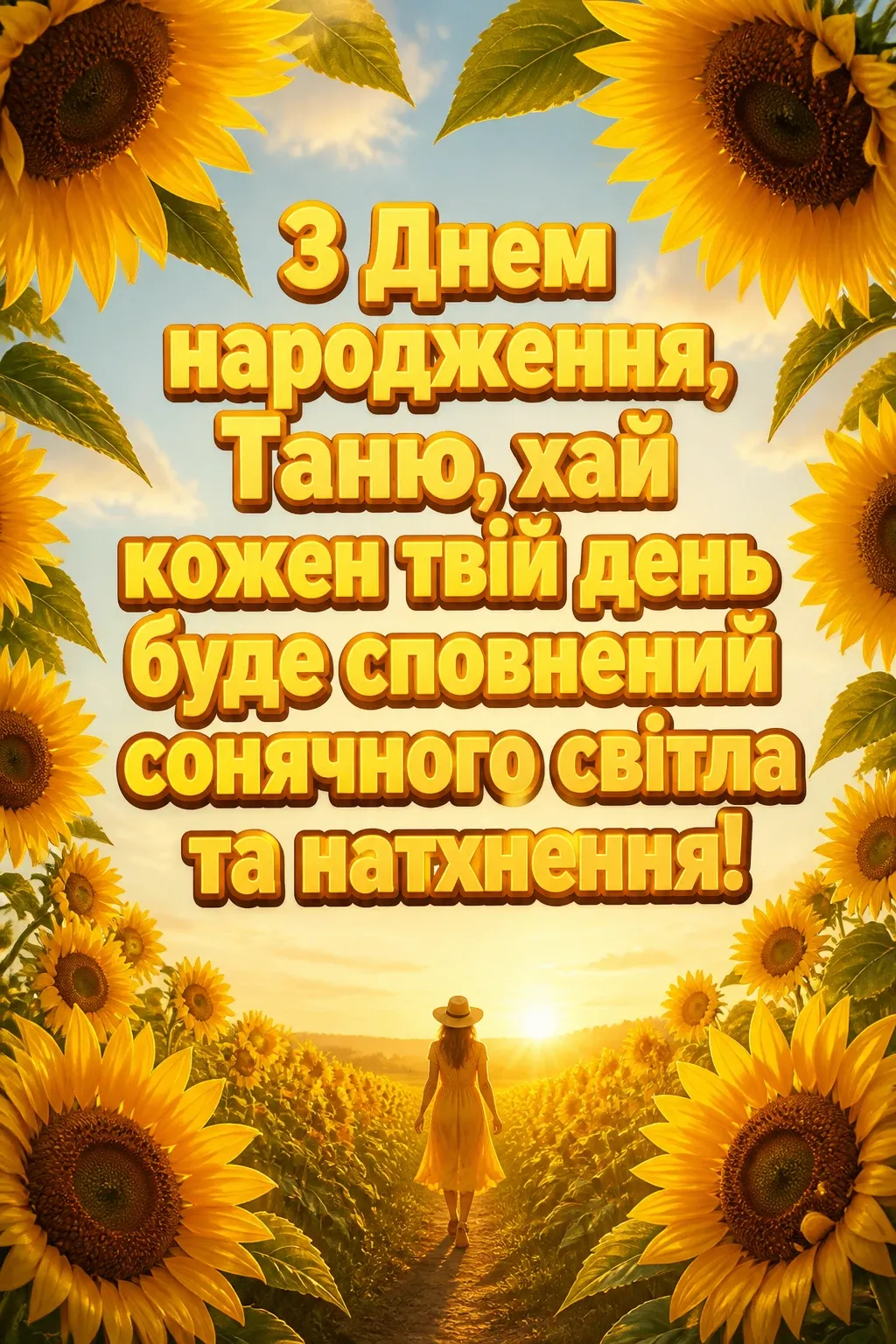 з днем народження таня