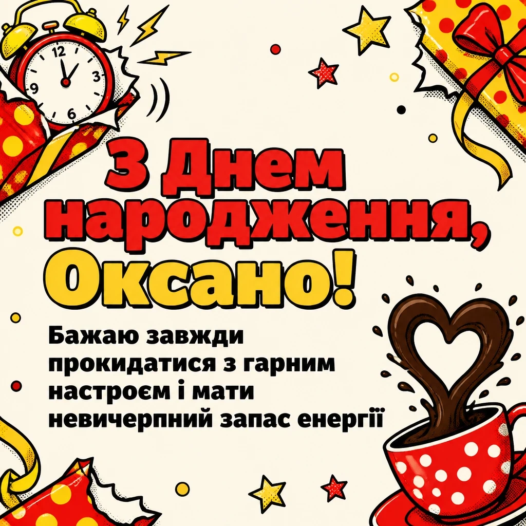 з днем народження оксана