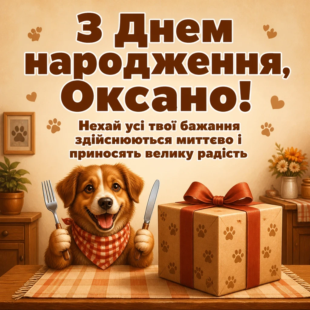 з днем народження оксана